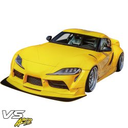 VSaero Plastic TKYO 1.5 Front Splitter for Toyota Supra (A90) 2020-2025 image - 11