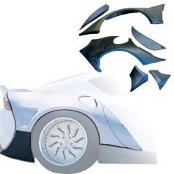 VSaero FRP TKYO 1.5 Wide Body Fender Flares (rear) 110mm for Toyota Supra (A90) 2020-2025 image - 17
