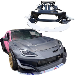 VSaero FRP TKYO Wide Body Kit /w Wing for Toyota GR86 2022-2024 image - 1