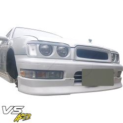 VSaero FRP WAL Front Lip Spoiler for Nissan Gloria (Y33) 1995-1999 image - 5