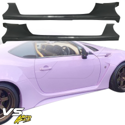 VSaero FRP AG T2 Wide Body Side Skirts for Subaru BRZ (ZN6) 2013-2020 image - 5