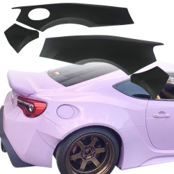 VSaero FRP AG T2 Wide Body Fenders (rear) 80mm for Subaru BRZ (ZN6) 2013-2020 image - 1