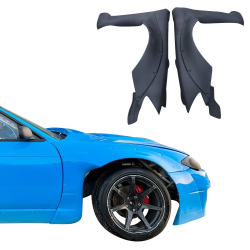 VSaero FRP TKYO v2 Wide Body S14.5 Conversion Fenders (front) for Nissan 240SX (S14) 1995-1996 image - 9