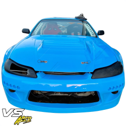 VSaero FRP TKYO v2 Wide Body S14.5 Conversion Fenders (front) for Nissan 240SX (S14) 1995-1996 image - 13