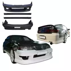 FRP MSPO Body Kit 4pc > Toyota Mark II (JZX100) 1997-2000 image - 4