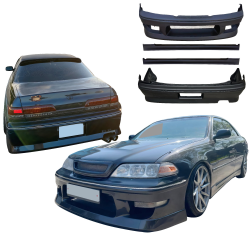 VSaero FRP MSPO Body Kit 4pc for Toyota Mark II (JZX100) 1997-2000 image - 1