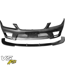 VSaero FRP TRDE Neo Type-A Front Bumper Splitter Combo for Lexus IS300 SXE10 2000-2005 image - 5