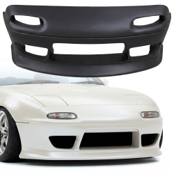 VSaero FRP DMA Type-3 Front Bumper > Mazda Miata MX-5 (NA) 1990-1997 image - 4