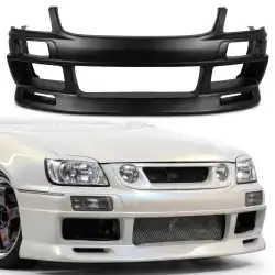 FRP DFIN Front Bumper > Nissan Stagea (C34) 1998-2001 image - 36
