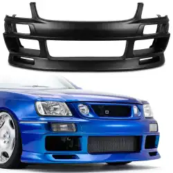 FRP DFIN Front Bumper > Nissan Stagea (C34) 1998-2001 image - 1