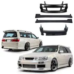 FRP DFIN Body Kit 4pc > Nissan Stagea (C34) 1998-2001 image - 4