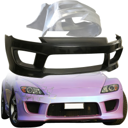 VSaero Urethane TSUN Front Bumper for Mazda RX-8 (SE3P) 2004-2008 image - 14