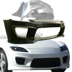 VSaero Urethane TSUN Front Bumper for Mazda RX-8 (SE3P) 2004-2008 image - 1
