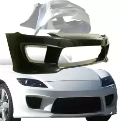 Polyurethane TSUN Front Bumper > Mazda RX-8 (SE3P) 2004-2008 image - 1