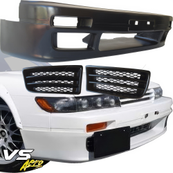 VSaero Urethane AERO Front Bumper w Grilles for Nissan Silvia (S13) 1989-1994 image - 14