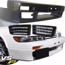 Polyurethane AERO Front Bumper w Grilles > Nissan Silvia (S13) 1989-1994 image - 14