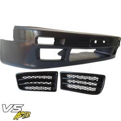 VSaero Urethane AERO Front Bumper w Grilles for Nissan Silvia (S13) 1989-1994 image - 2