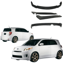 VSaero Urethane 5AXI Body Kit 4pc for Scion xD 2000-2011 image - 2