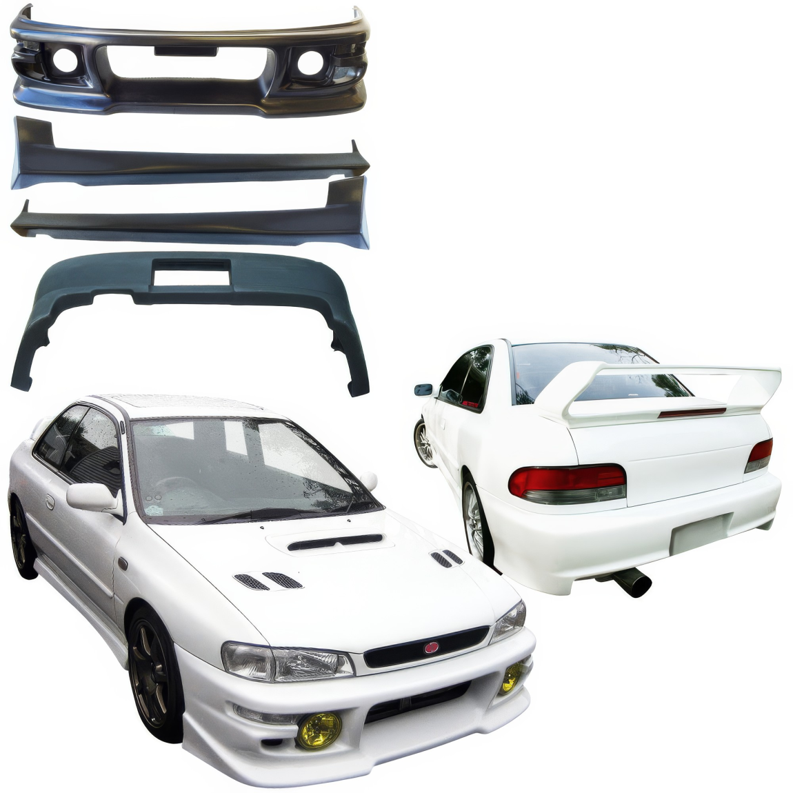 All kind of body kits for Subaru Impreza 1993. Exterior/Complete Body Kits 