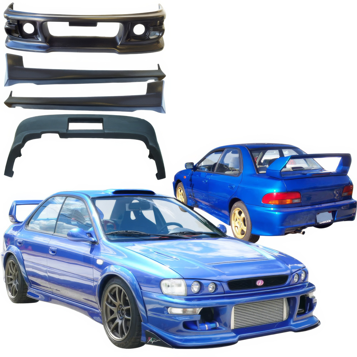 All kind of body kits for Subaru Impreza 1993. Exterior/Complete Body Kits 