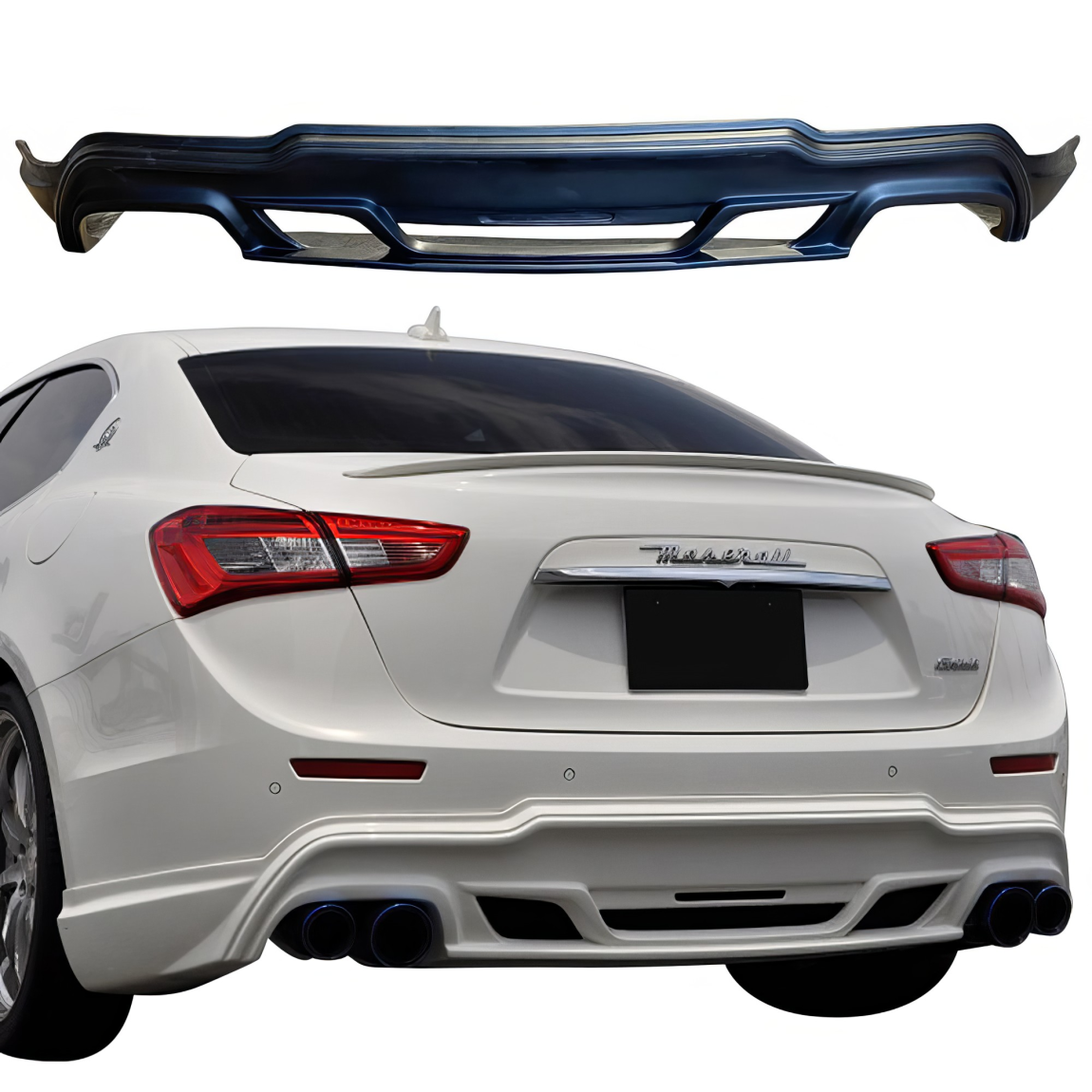 All kind of body kits for Maserati Ghibli 2013. Exterior/Rear Bumpers or Lips 