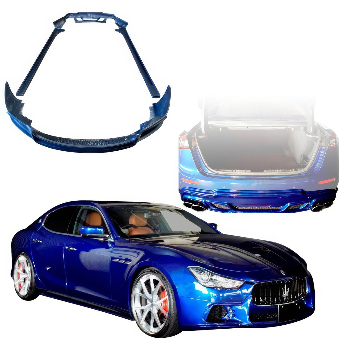 All kind of body kits for Maserati Ghibli 2013. Exterior/Complete Body Kits 