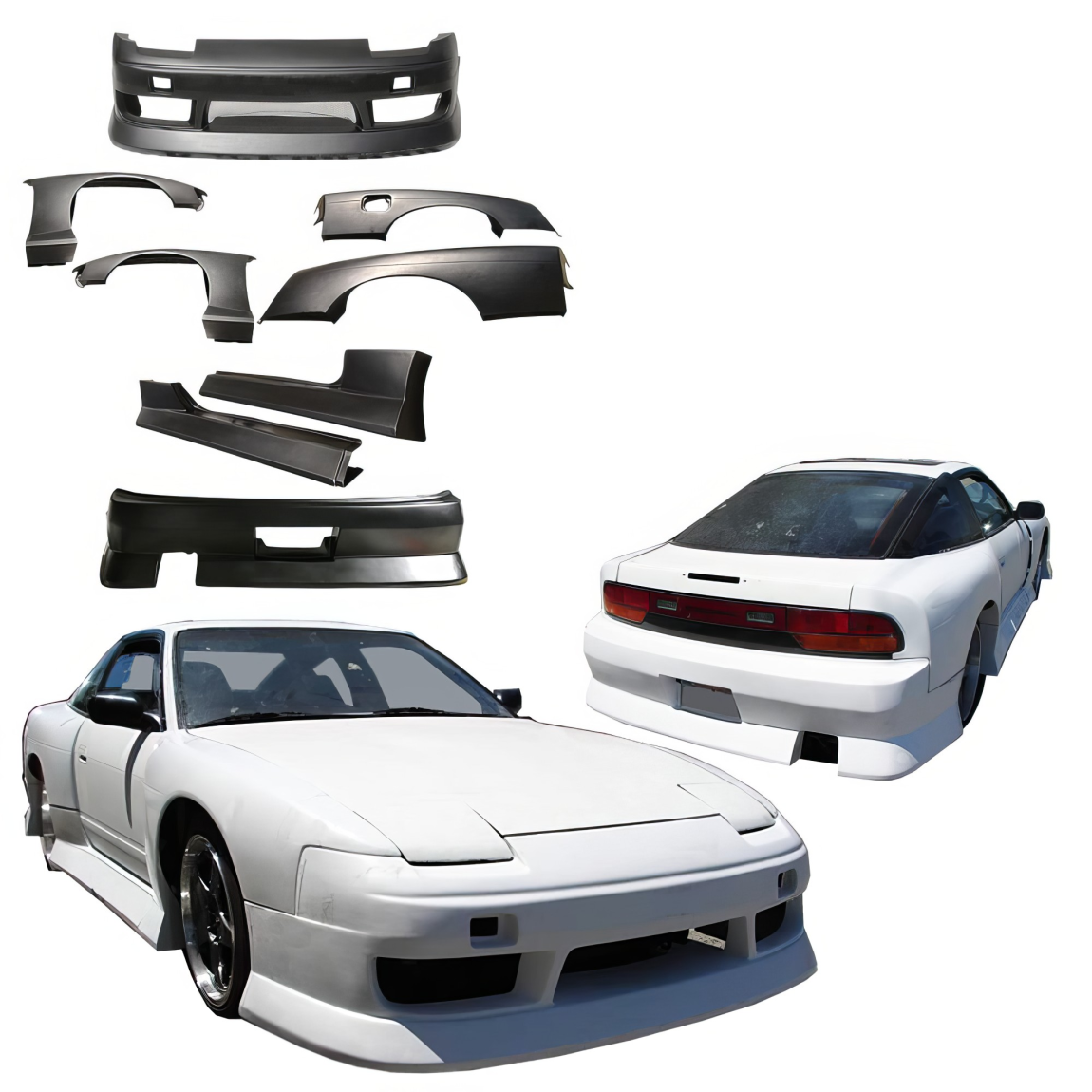 All kind of body kits for Nissan 240SX 1989. Exterior/Complete Body Kits 