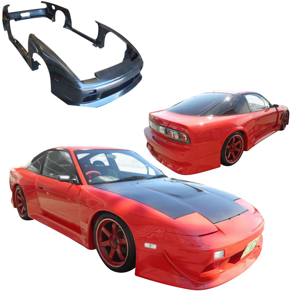 All kind of body kits for Nissan 240SX 1989. Exterior/Complete Body Kits 