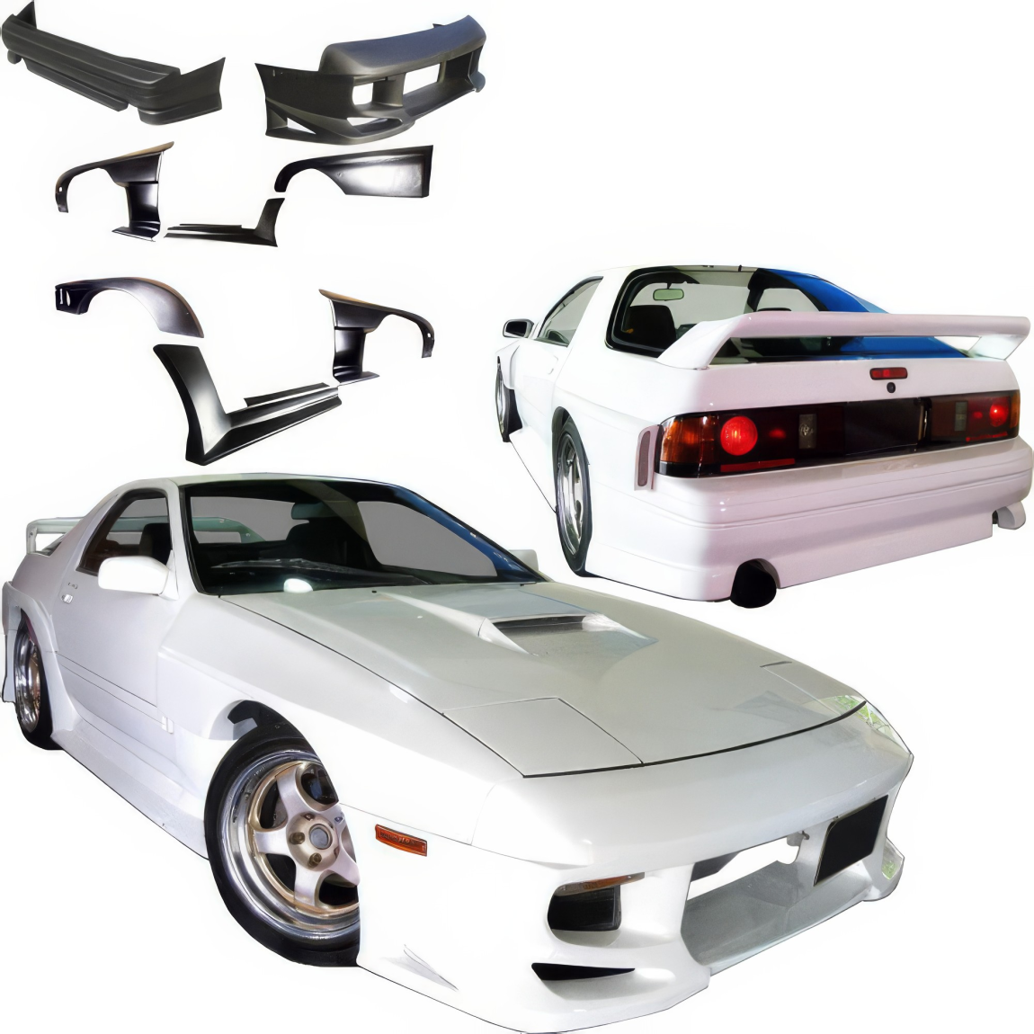 All kind of body kits for Mazda RX-7 1986. Exterior/Complete Body Kits 