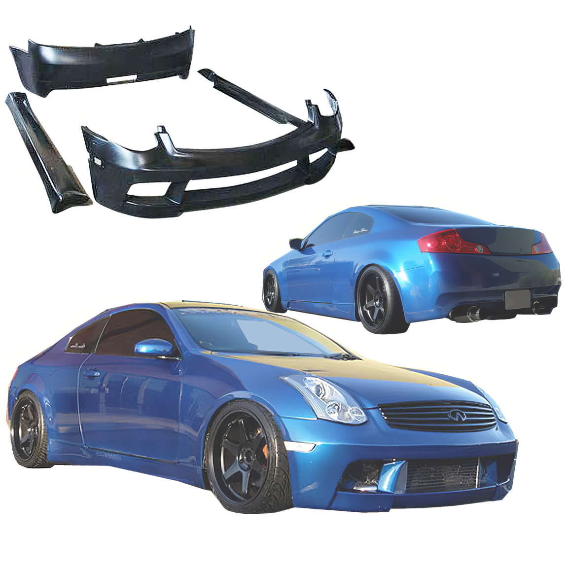 All kind of body kits for Infiniti G35 2003. Exterior/Complete Body Kits 