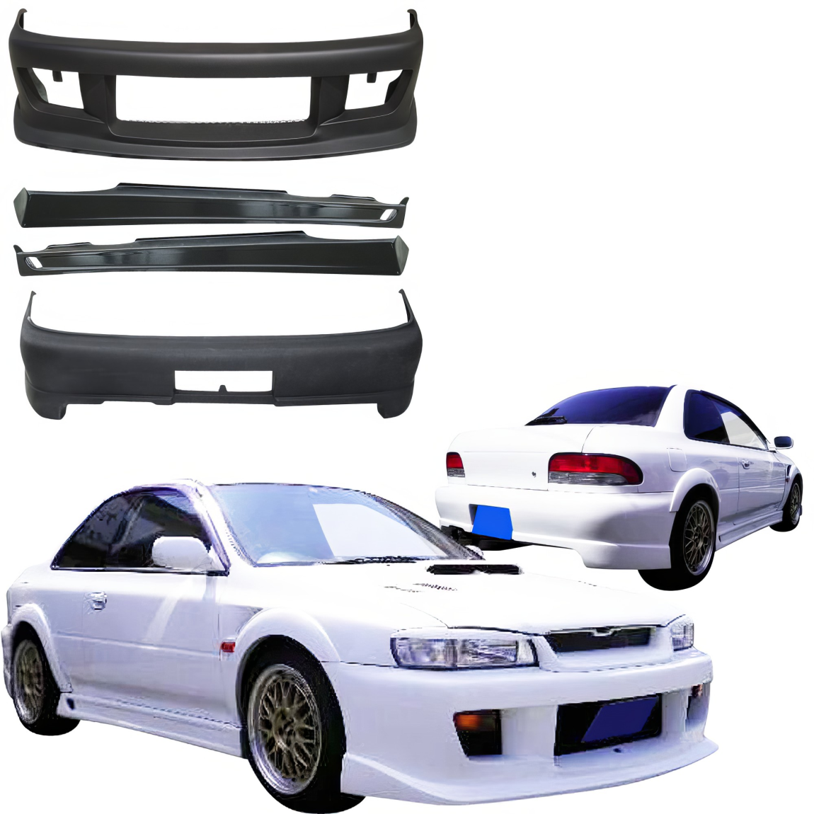 All kind of body kits for Subaru Impreza 1993. Exterior/Complete Body Kits 