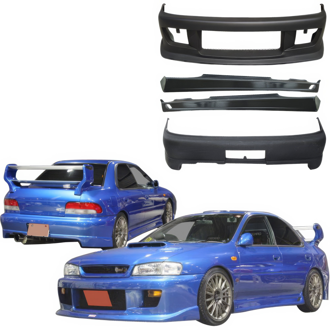 All kind of body kits for Subaru Impreza 1993. Exterior/Complete Body Kits 