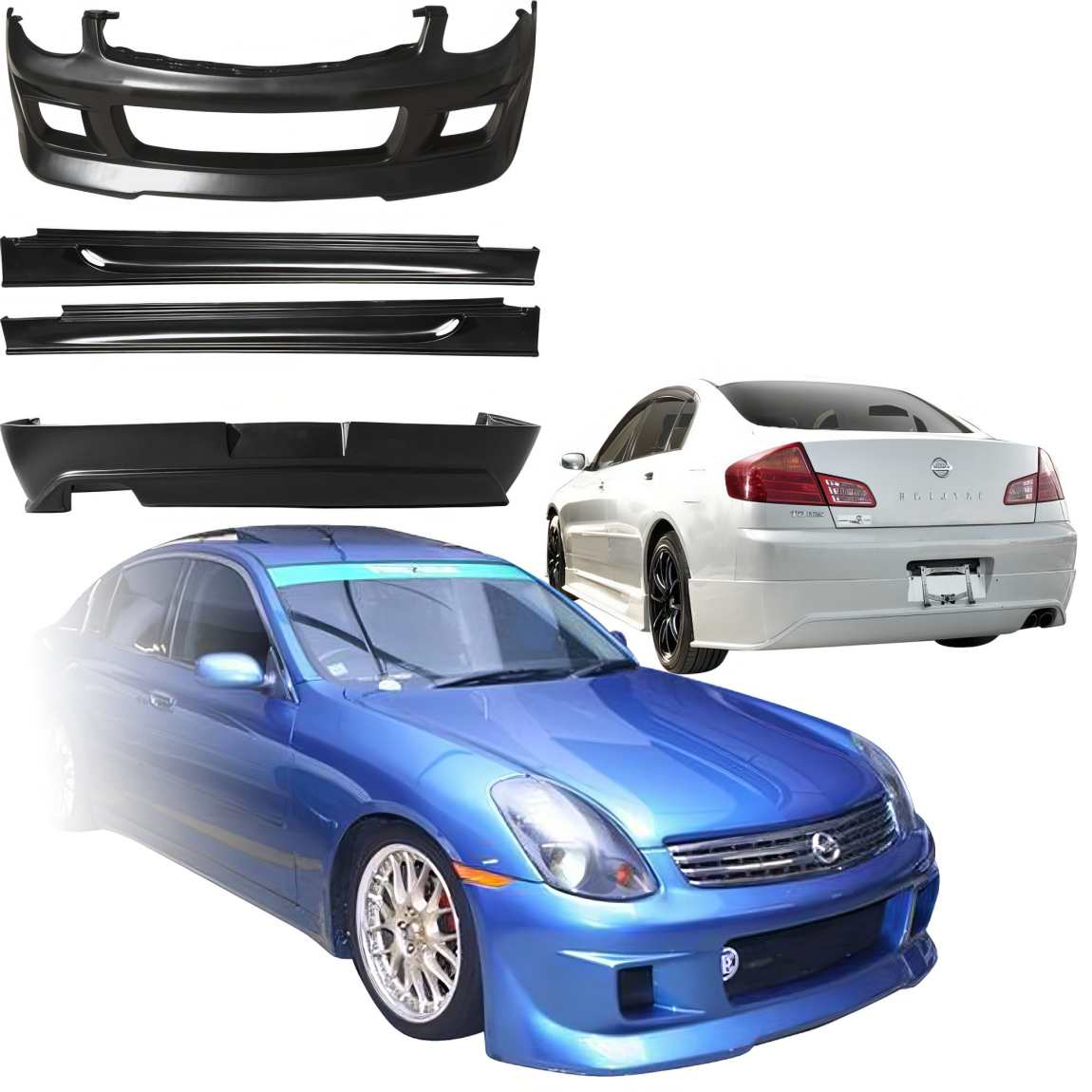 All kind of body kits for Infiniti G35 2003. Exterior/Complete Body Kits 