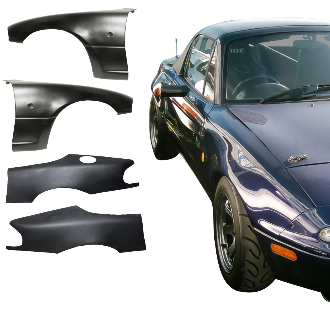 All kind of body kits for Mazda Miata 1990. Exterior/Fenders 