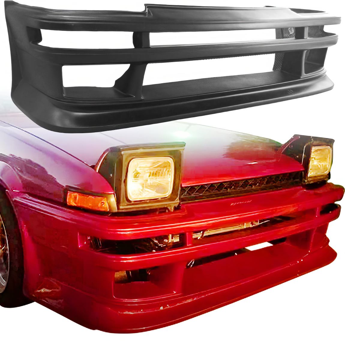 All kind of body kits for Toyota Corolla 1984. Exterior/Front Bumpers or Lips 