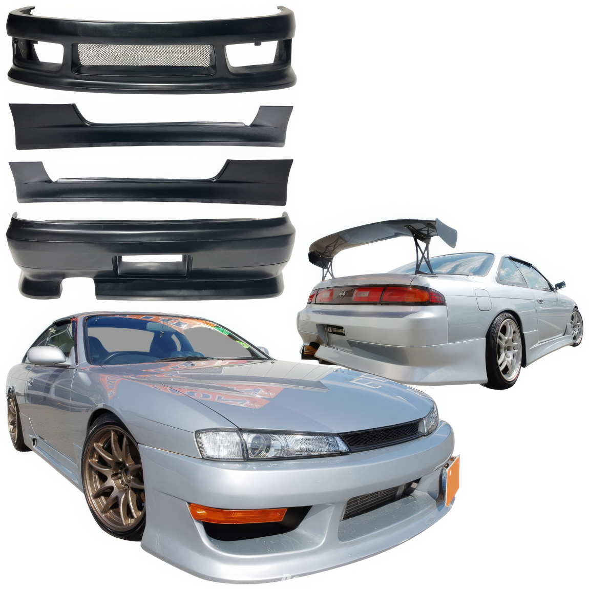 All kind of body kits for Nissan 240SX 1997. Exterior/Complete Body Kits 