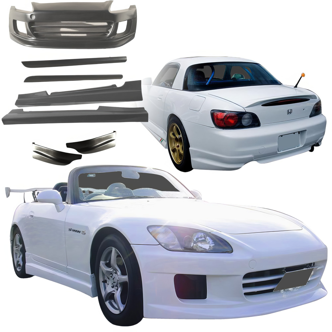 All kind of body kits for Honda S2000 2000. Exterior/Complete Body Kits 