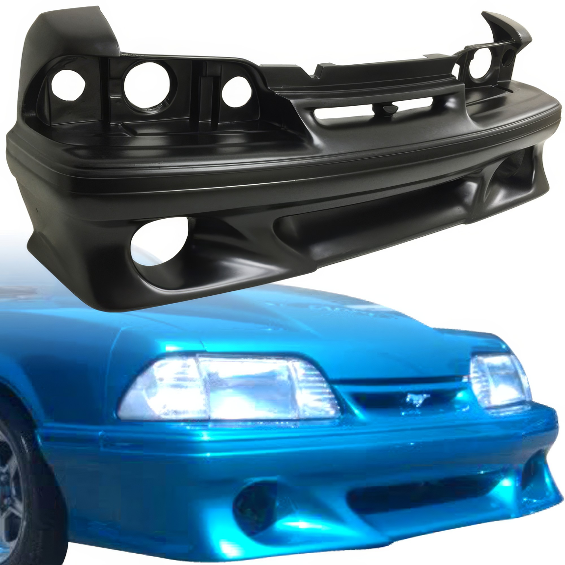 All kind of body kits for Ford Mustang 1987. Exterior/Front Bumpers or Lips 