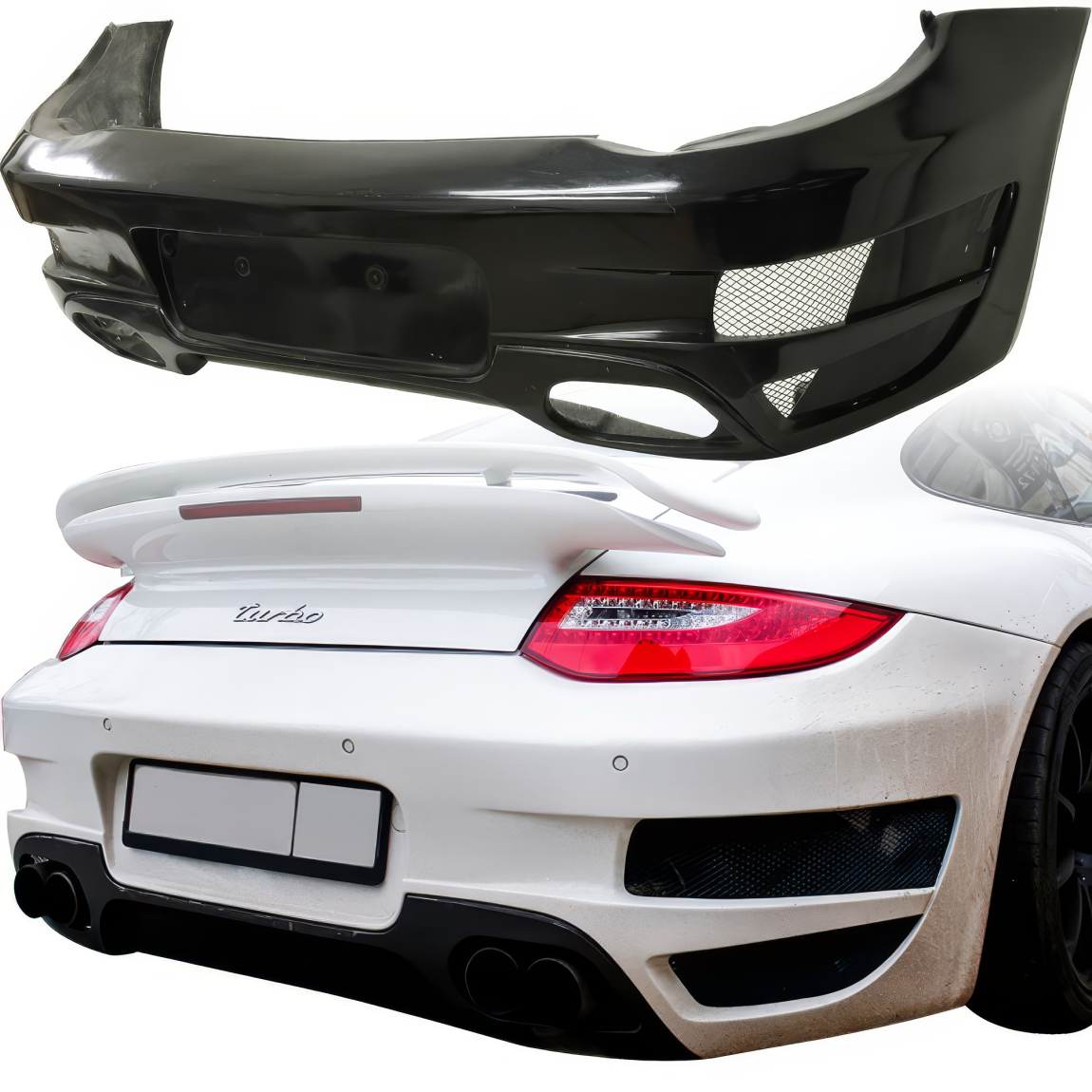 All kind of body kits for Porsche 911 2009. Exterior/Rear Bumpers or Lips 