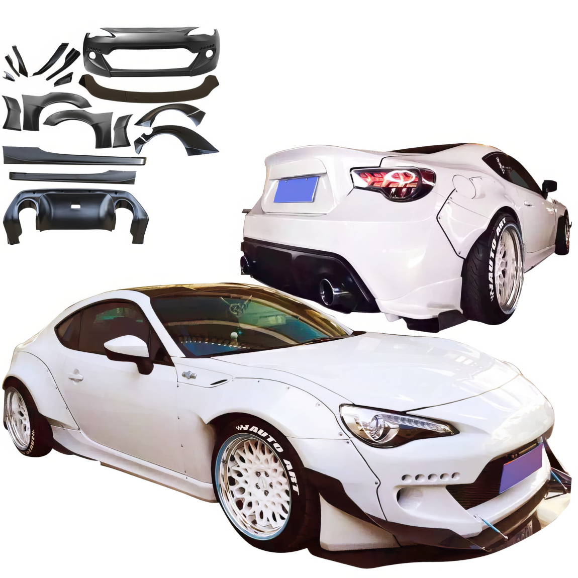 All kind of body kits for Scion FR-S 2013. Exterior/Complete Body Kits 