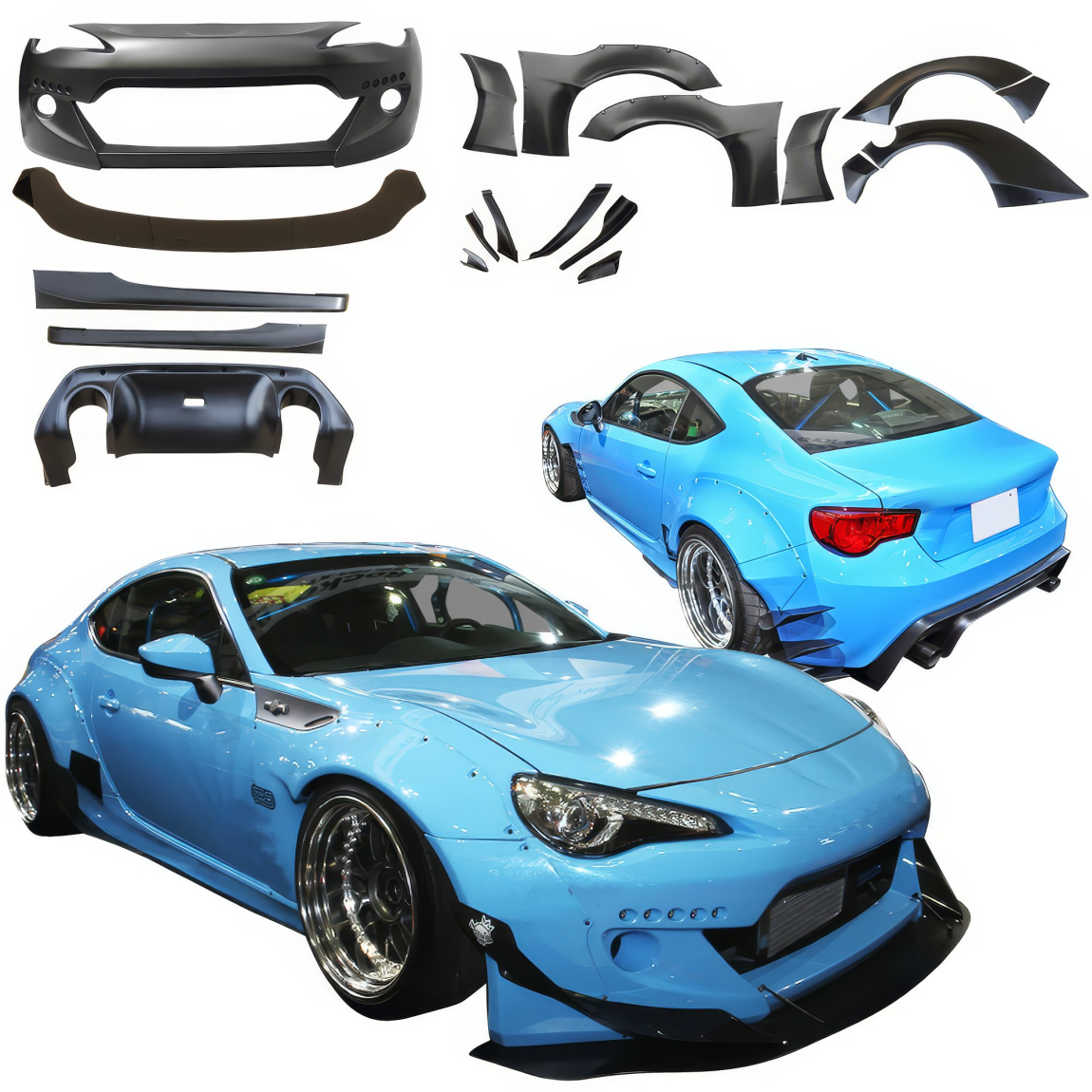 All kind of body kits for Scion FR-S 2013. Exterior/Complete Body Kits 