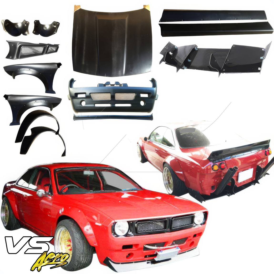 All kind of body kits for Nissan 240SX 1995. Exterior/Complete Body Kits 