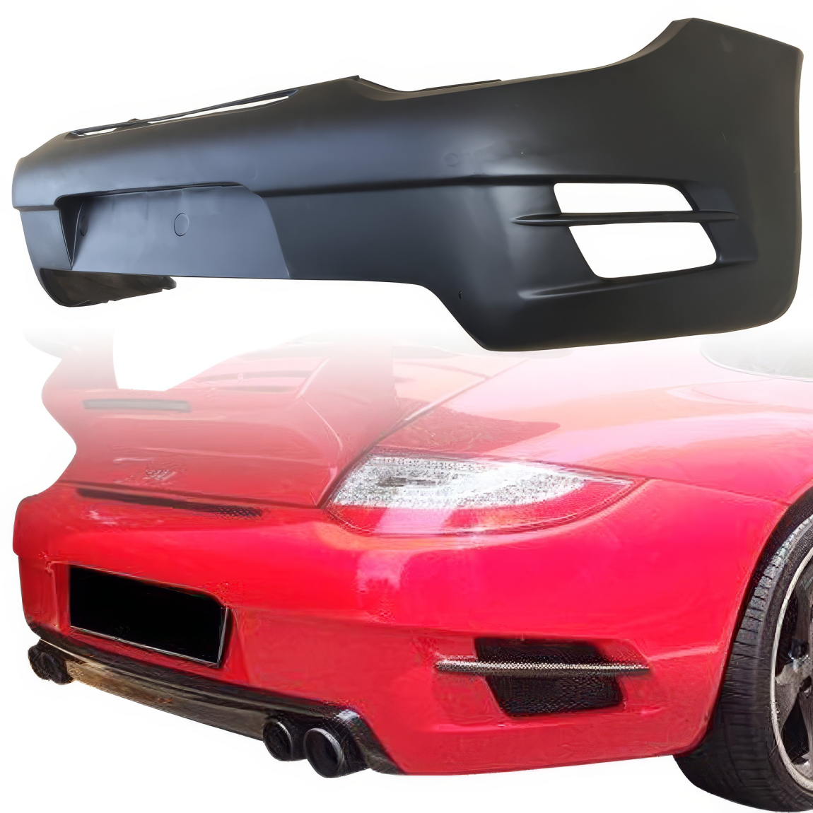 All kind of body kits for Porsche 911 2009. Exterior/Rear Bumpers or Lips 