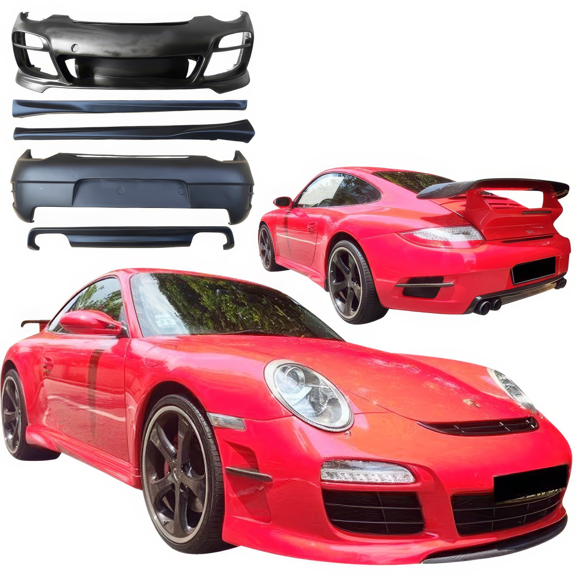 All kind of body kits for Porsche 911 2009. Exterior/Complete Body Kits 