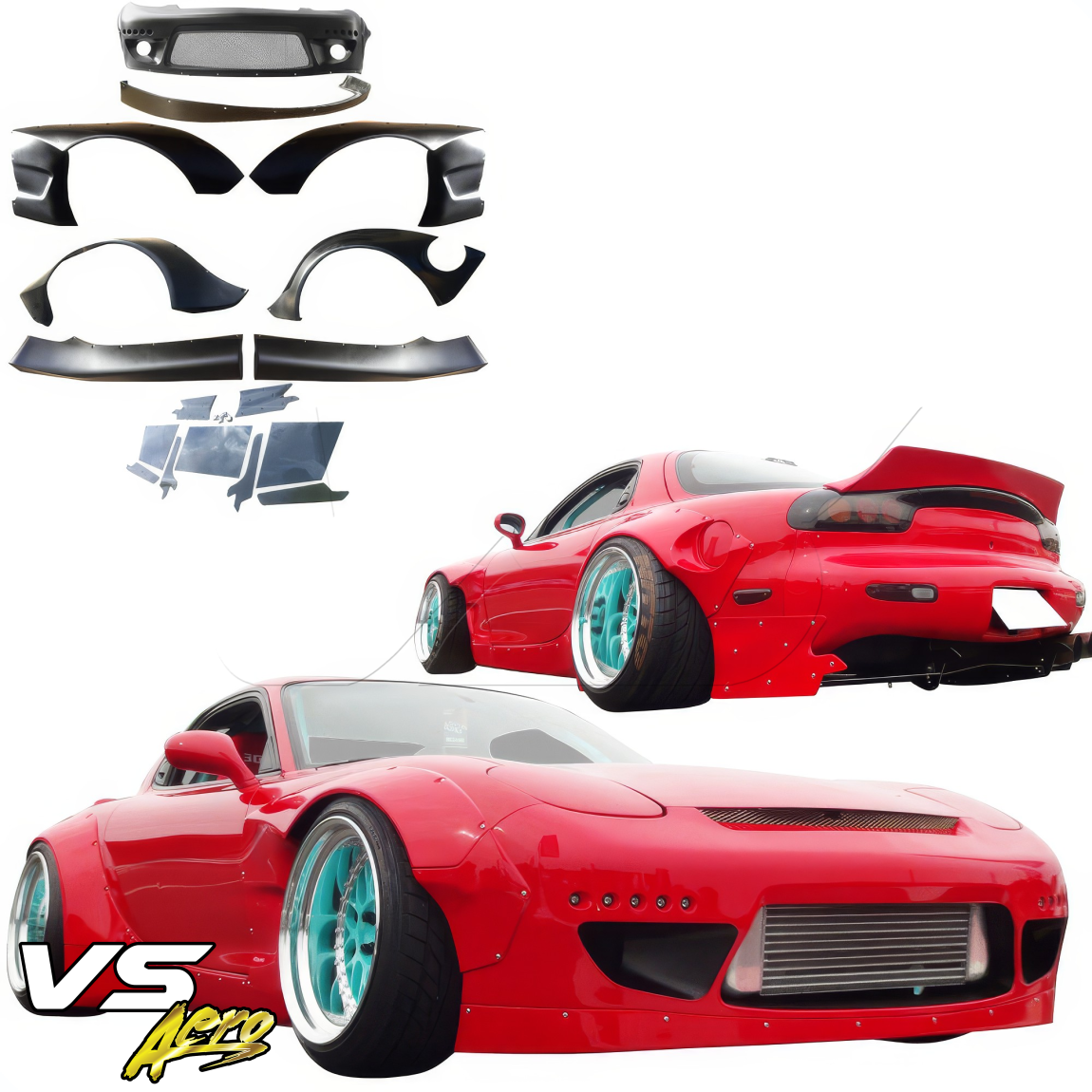 All kind of body kits for Mazda RX-7 1993. Exterior/Complete Body Kits 