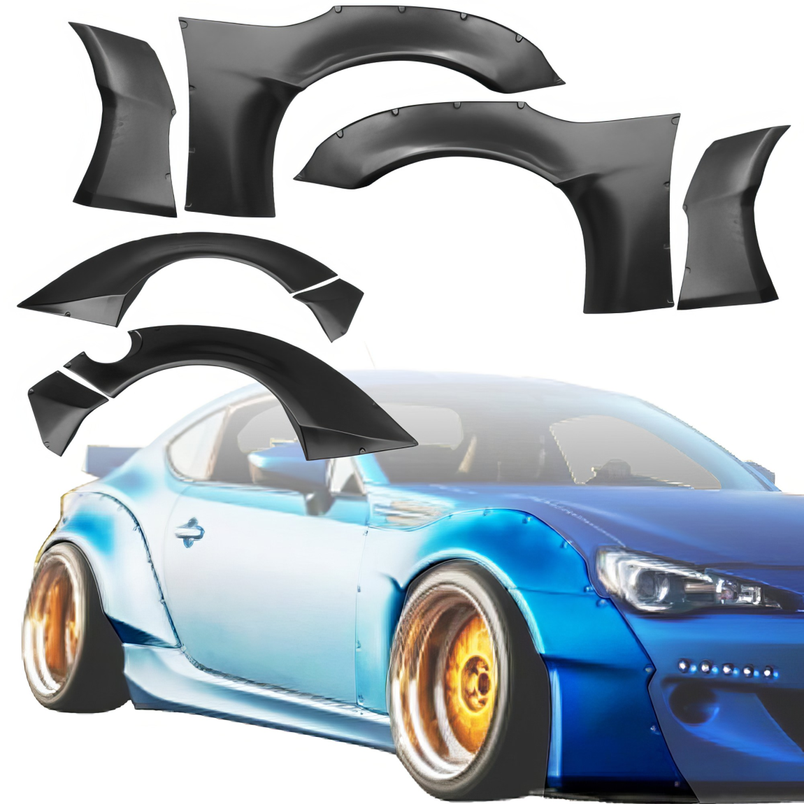 All kind of body kits for Subaru BRZ 2013. Exterior/Fenders 