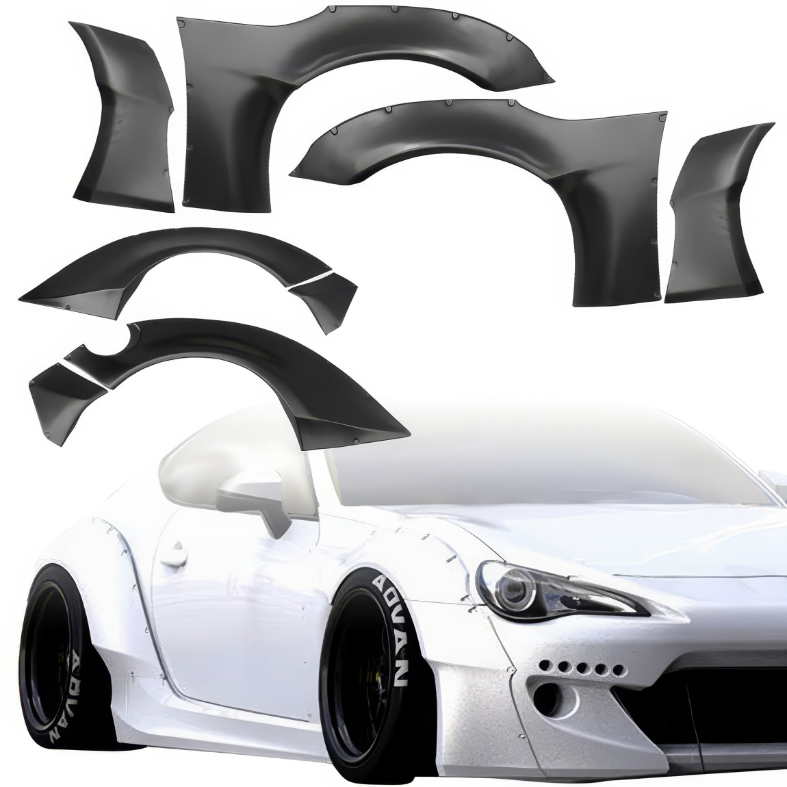 All kind of body kits for Subaru BRZ 2013. Exterior/Fenders 