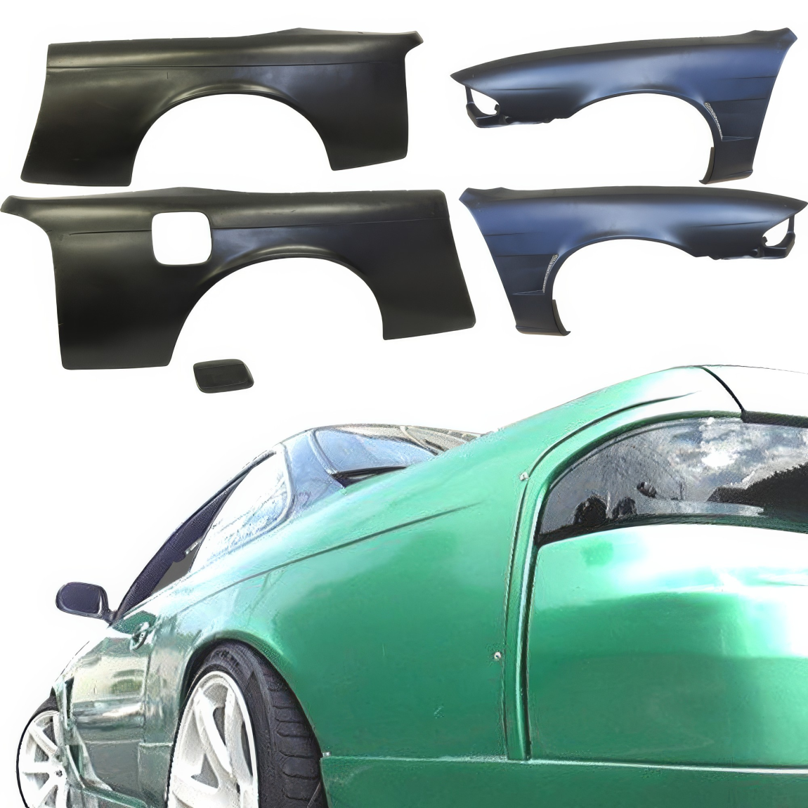 All kind of body kits for Nissan 240SX 1995. Exterior/Fenders 