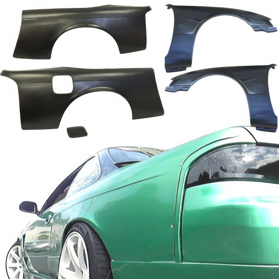 All kind of body kits for Nissan 240SX 1997. Exterior/Fenders 