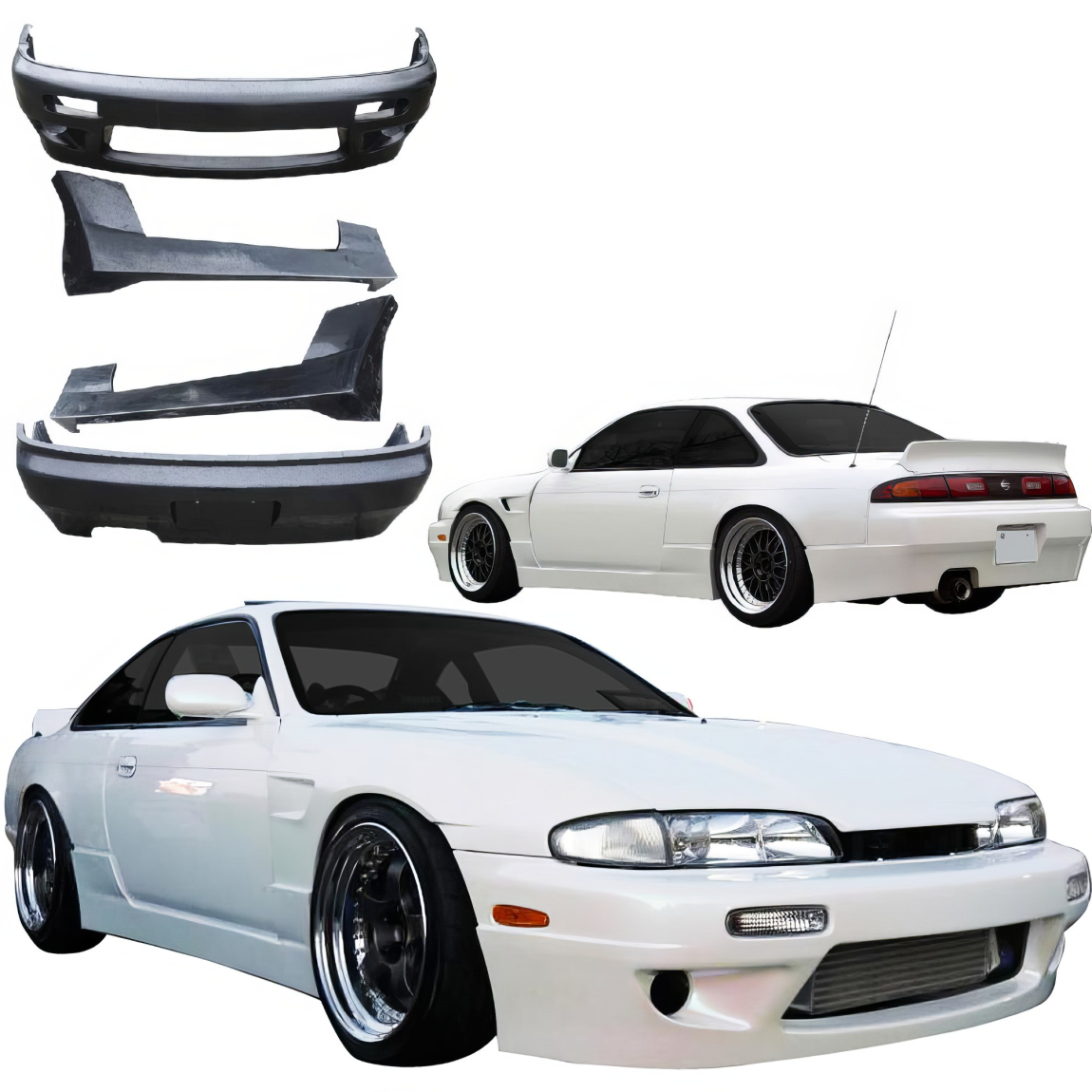 All kind of body kits for Nissan 240SX 1995. Exterior/Complete Body Kits 